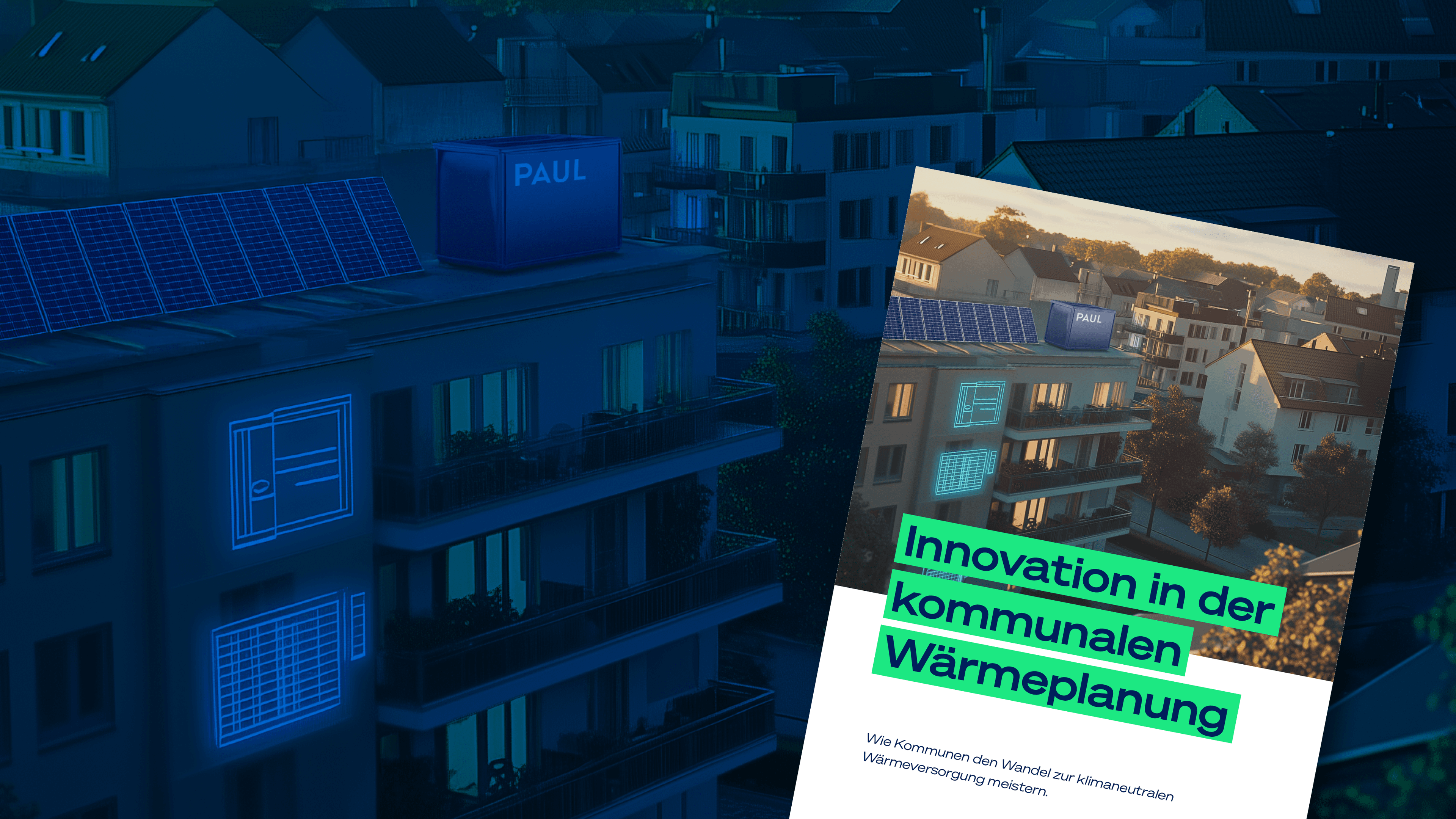 Unser neues White Paper analysiert Maßnahmen für eine erfolgreiche Wärmewende, wirft einen Blick auf Deutschlands Energie- und Wärmeversorgung sowie auf den aktuellen Stand der kommunalen Wärmeplanung und liefert eine wertvolle Impuls-Checkliste mit Umsetzungsvorschlägen.